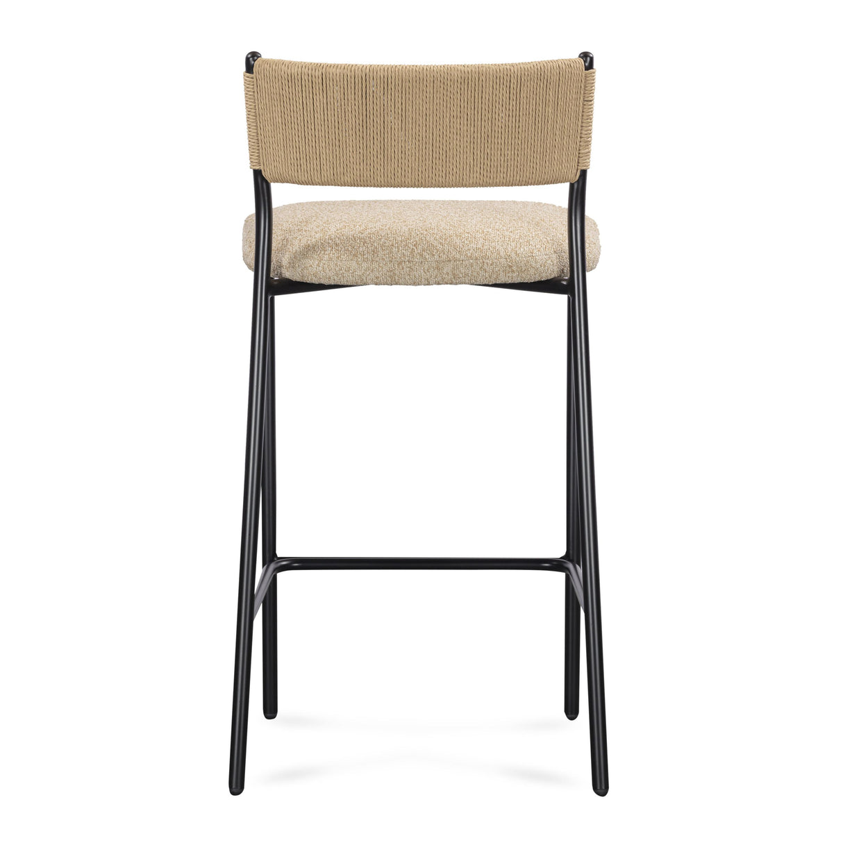 TOV Celine Tan Performance Speckled Boucle Barstool
