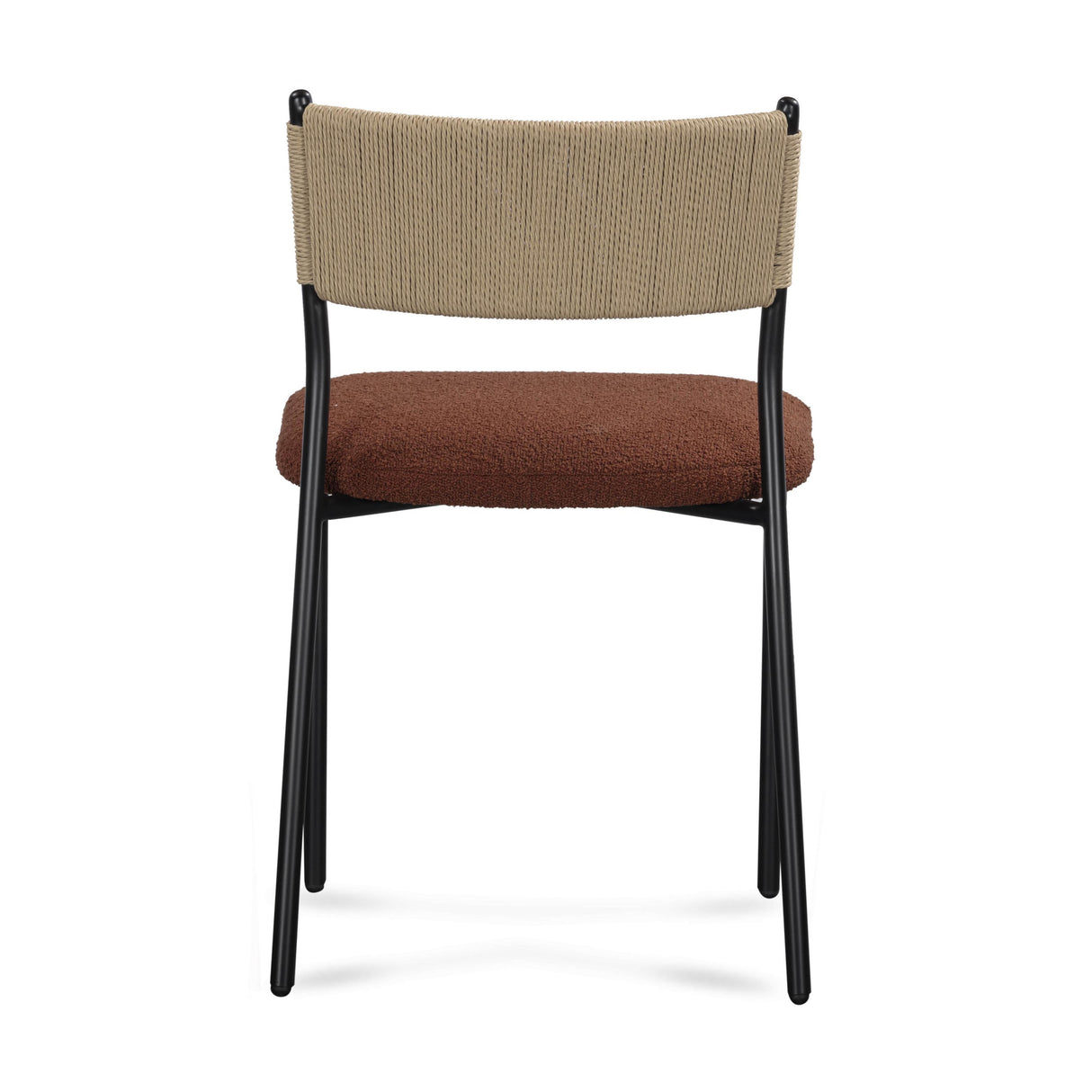 TOV Celine Maroon Performance Boucle Dining Chair - Set of 2