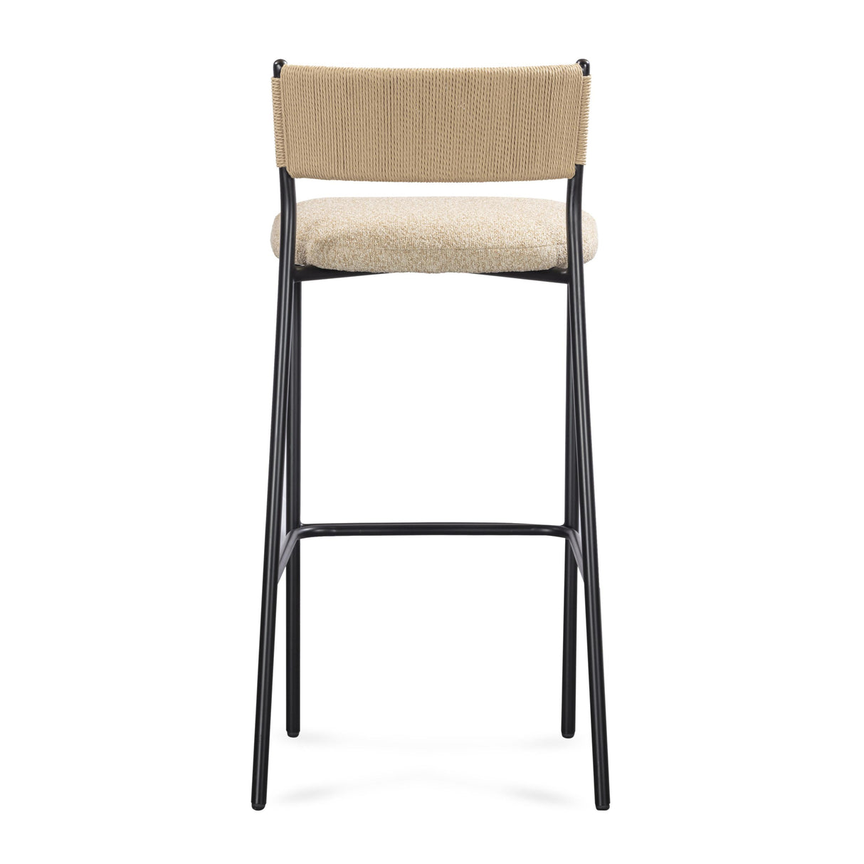 TOV Celine Tan Performance Speckled Boucle Counter Stool