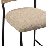 TOV Celine Tan Performance Speckled Boucle Counter Stool