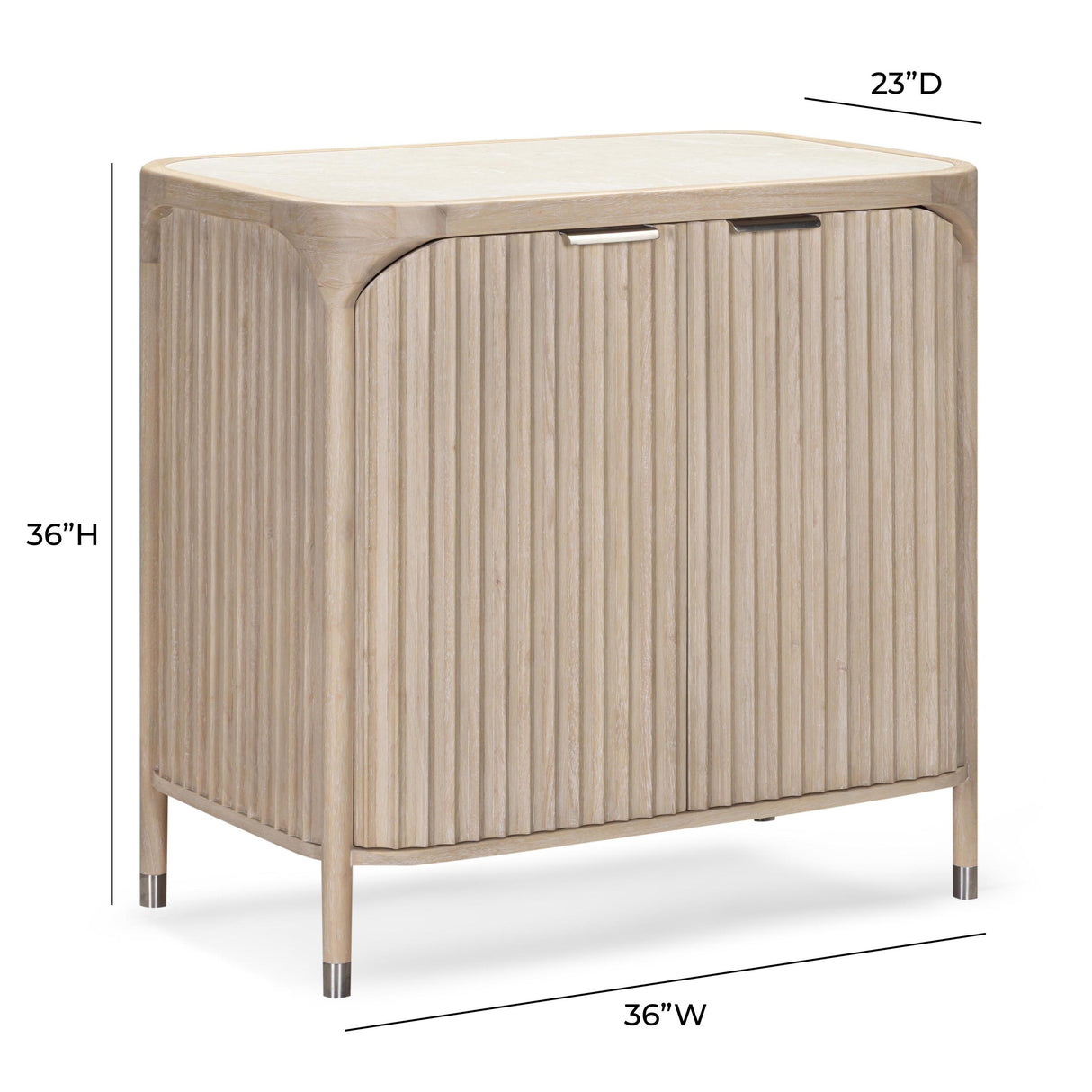 TOV Yaha Natural Driftwood Bar Cabinet