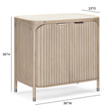 TOV Yaha Natural Driftwood Bar Cabinet
