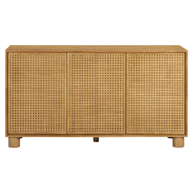 TOV Miles Natural 3-Door Sideboard