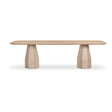 TOV Brocha Natural Driftwood 106" Long Ash Dining Table