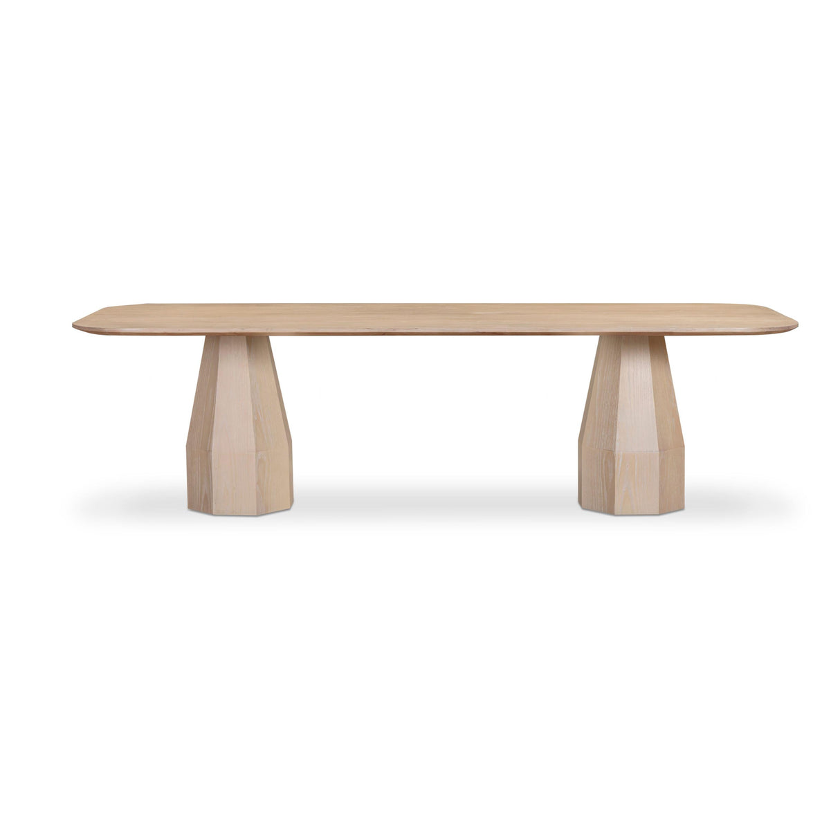 TOV Brocha Natural Driftwood 106" Long Ash Dining Table