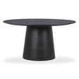 TOV Sahara Black Oak 60" Round Dining Table