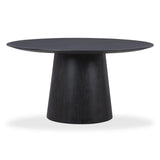 TOV Sahara Black Oak 60" Round Dining Table