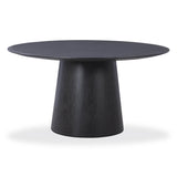 TOV Sahara Black Oak 60" Round Dining Table