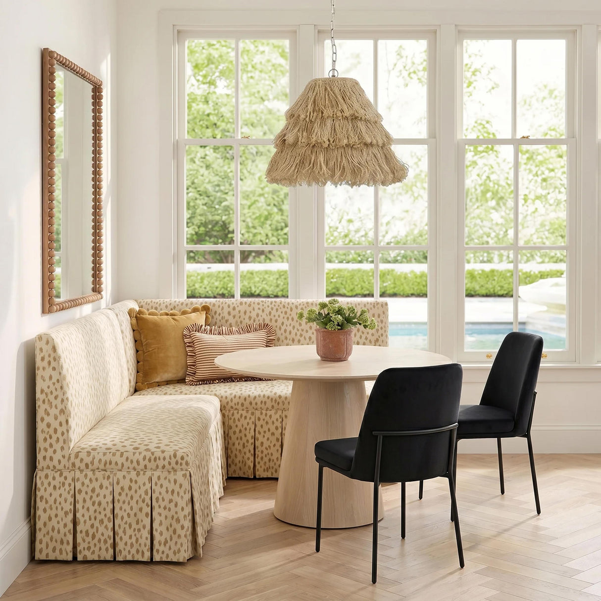 TOV Sydney Black Performance Velvet Dining Chair Set of 2