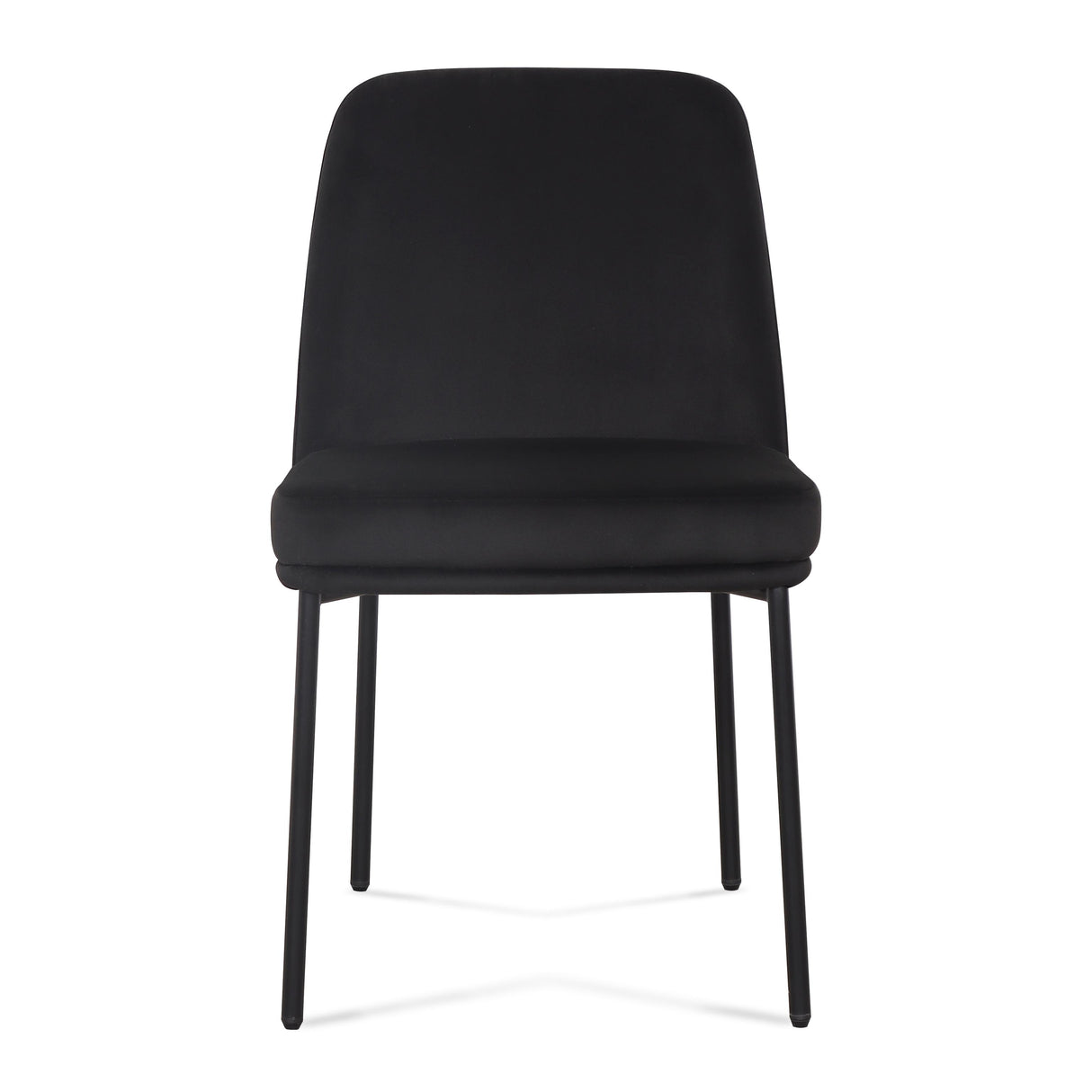 TOV Sydney Black Performance Velvet Dining Chair Set of 2