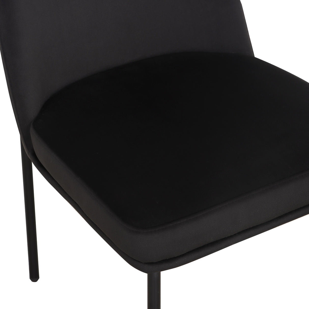 TOV Sydney Black Performance Velvet Dining Chair Set of 2