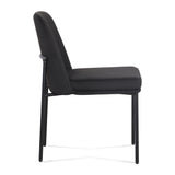 TOV Sydney Black Performance Velvet Dining Chair Set of 2
