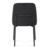 TOV Sydney Black Performance Velvet Dining Chair Set of 2