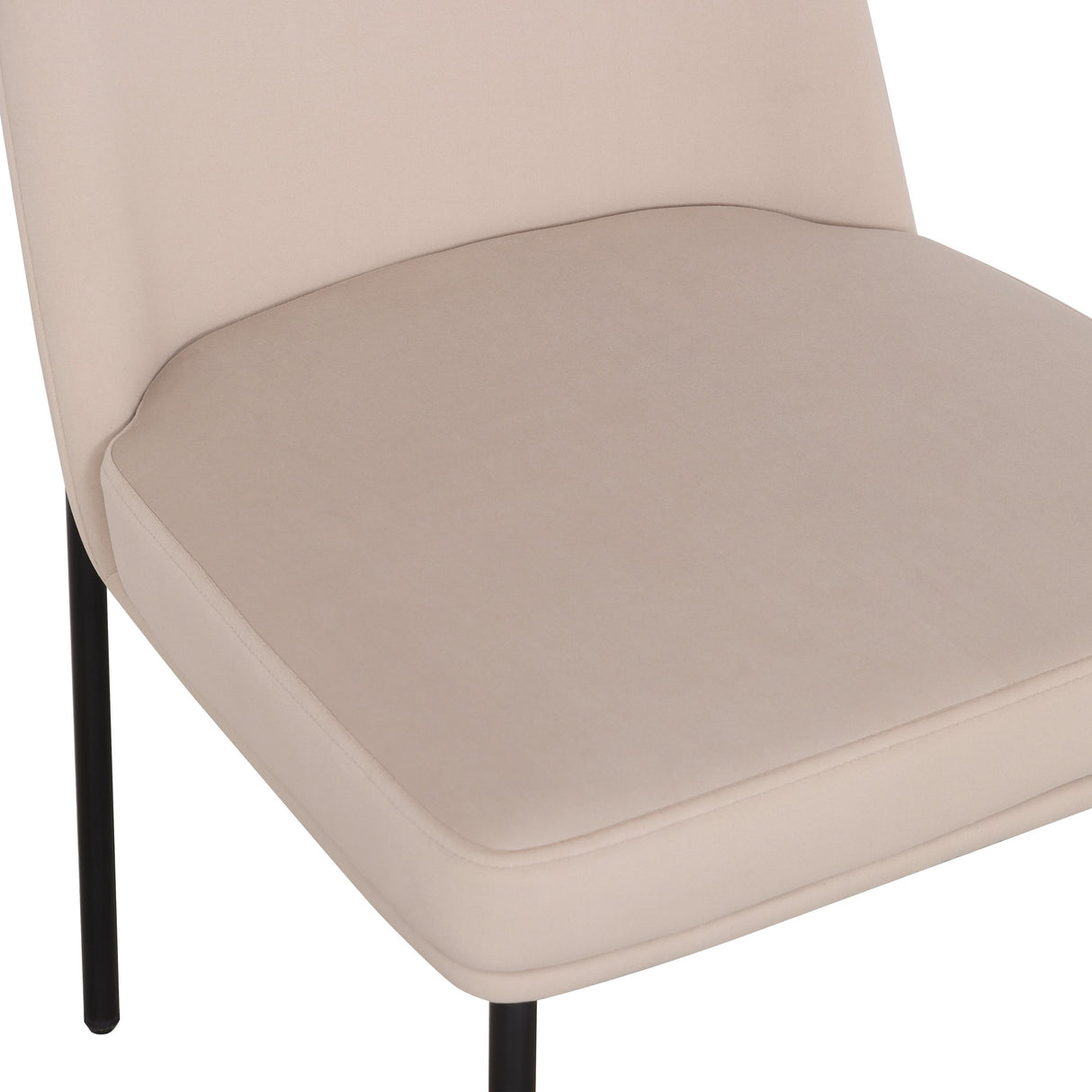 TOV Sydney Taupe Performance Velvet Dining Chair Set of 2