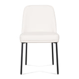 TOV Sydney Cream Performance Vegan Leather Dining Chair Set of 2