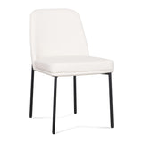 TOV Sydney Cream Performance Vegan Leather Dining Chair Set of 2