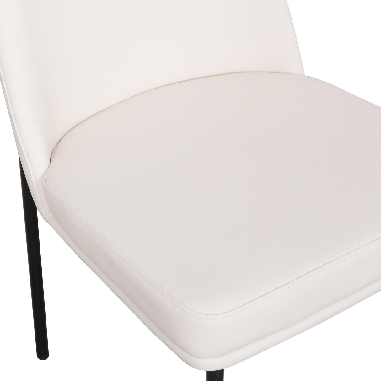 TOV Sydney Cream Performance Vegan Leather Dining Chair Set of 2