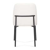 TOV Sydney Cream Performance Vegan Leather Dining Chair Set of 2