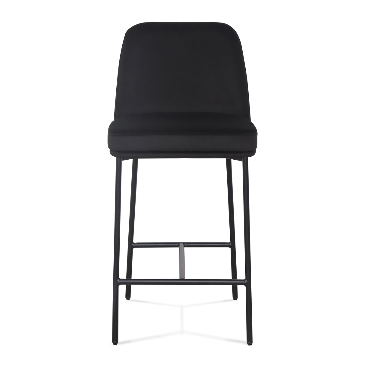 TOV Sydney Black Performance Velvet Counter Stool Set of 2