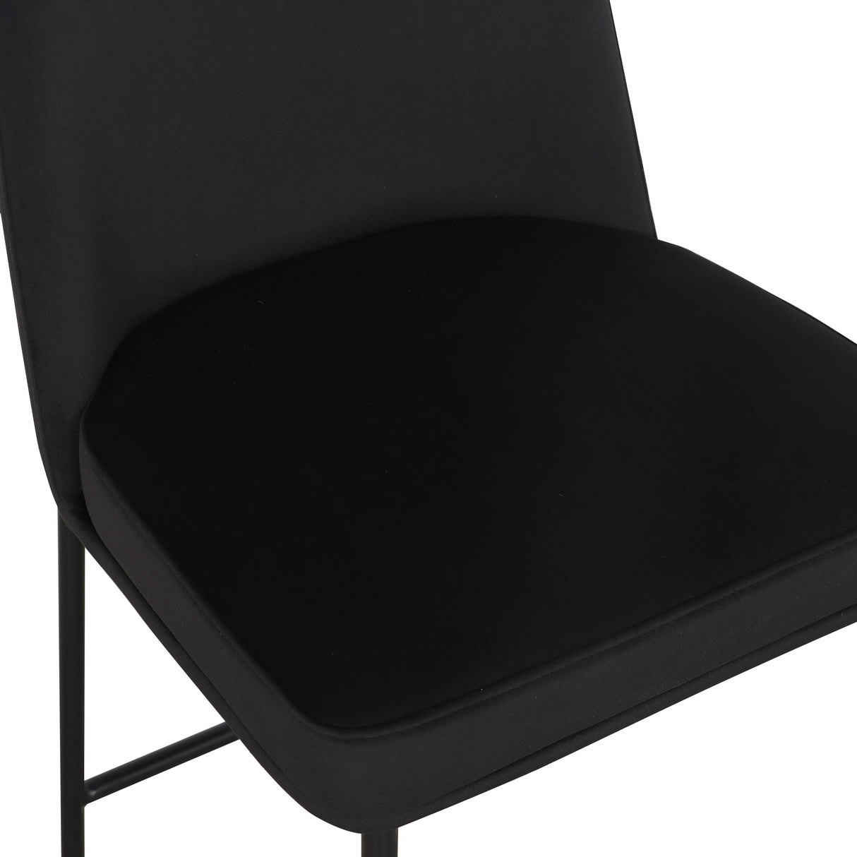 TOV Sydney Black Performance Velvet Counter Stool Set of 2