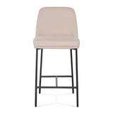 TOV Sydney Taupe Performance Velvet Counter Stool Set of 2