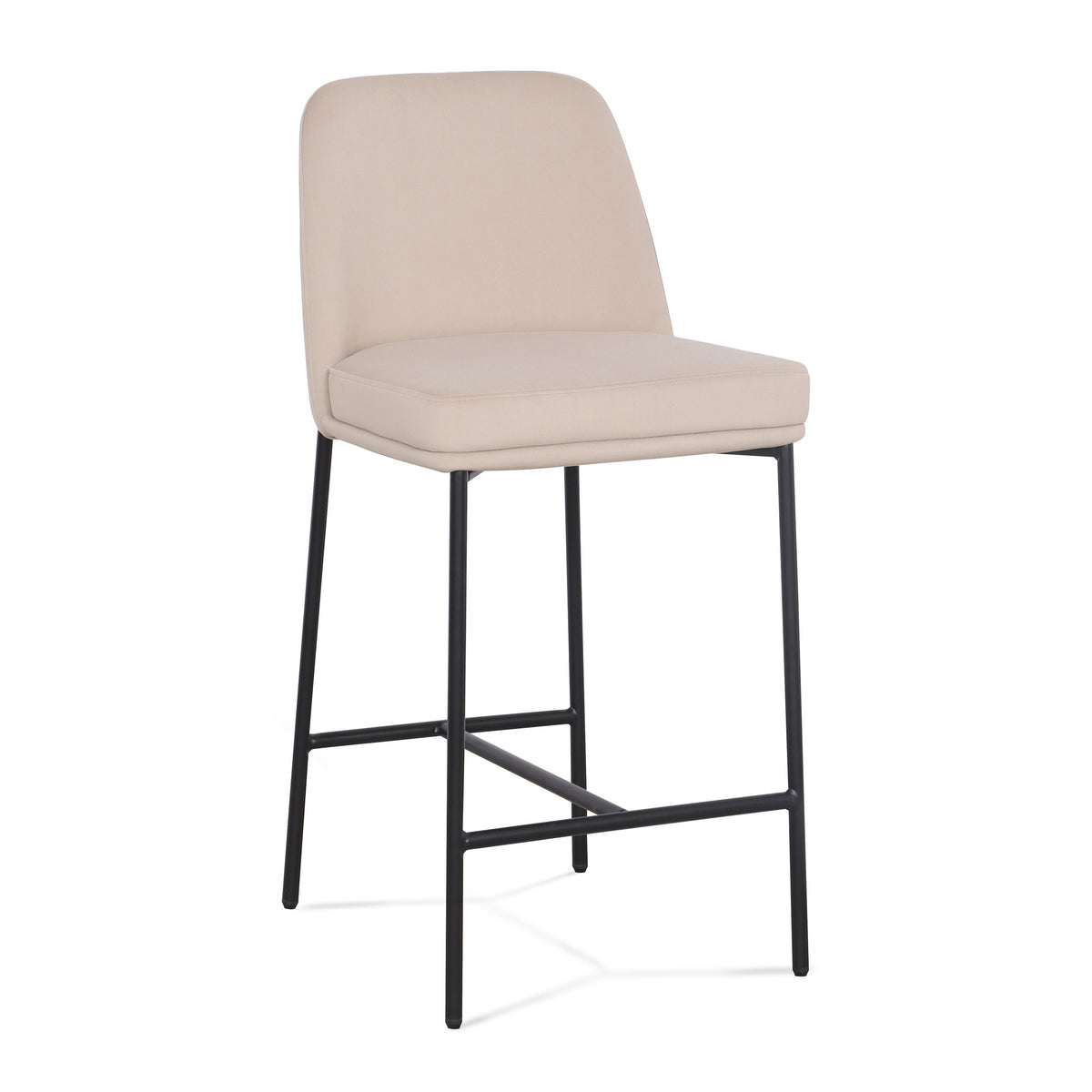 TOV Sydney Taupe Performance Velvet Counter Stool Set of 2