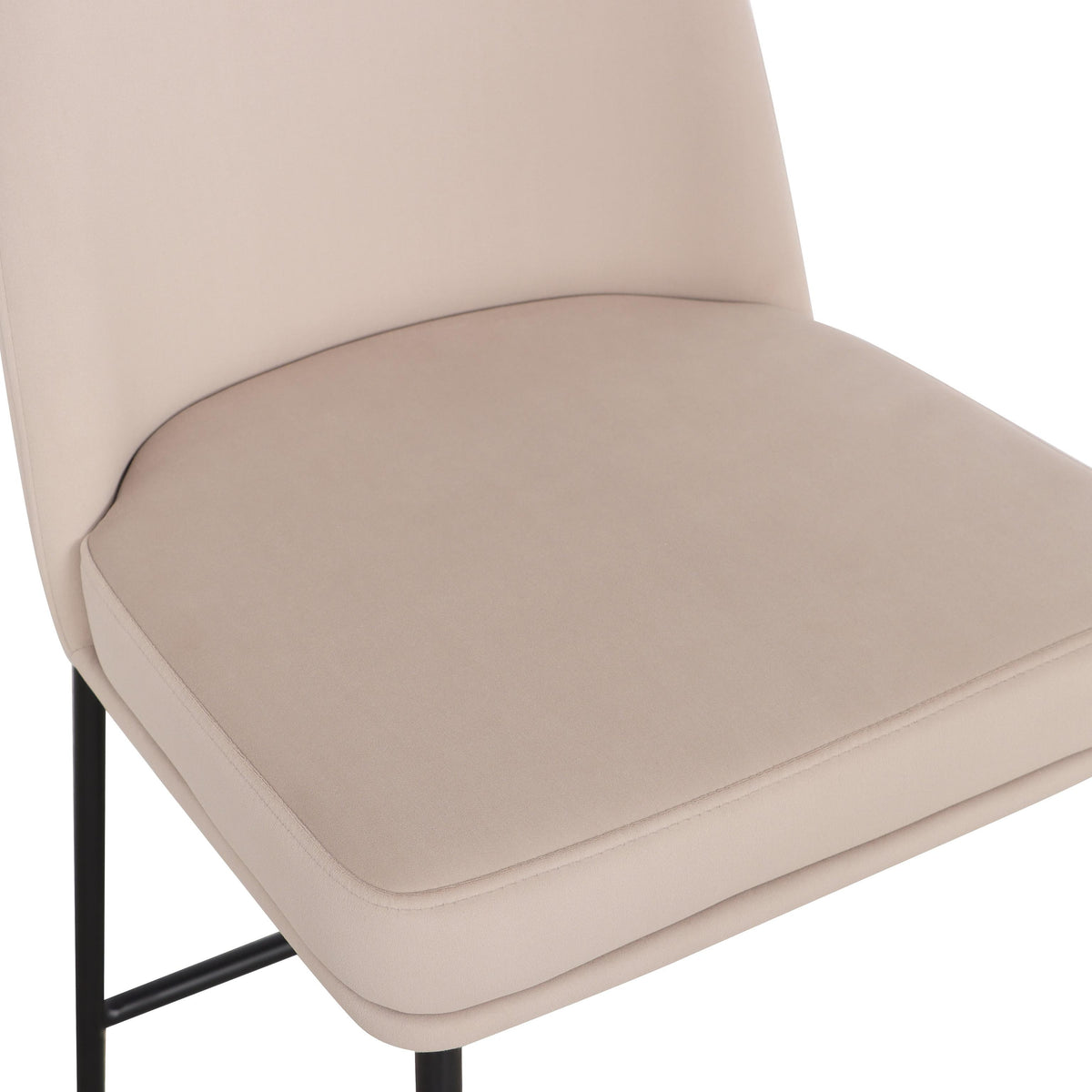 TOV Sydney Taupe Performance Velvet Counter Stool Set of 2