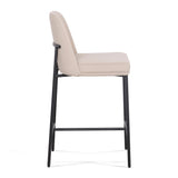 TOV Sydney Taupe Performance Velvet Counter Stool Set of 2