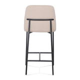 TOV Sydney Taupe Performance Velvet Counter Stool Set of 2