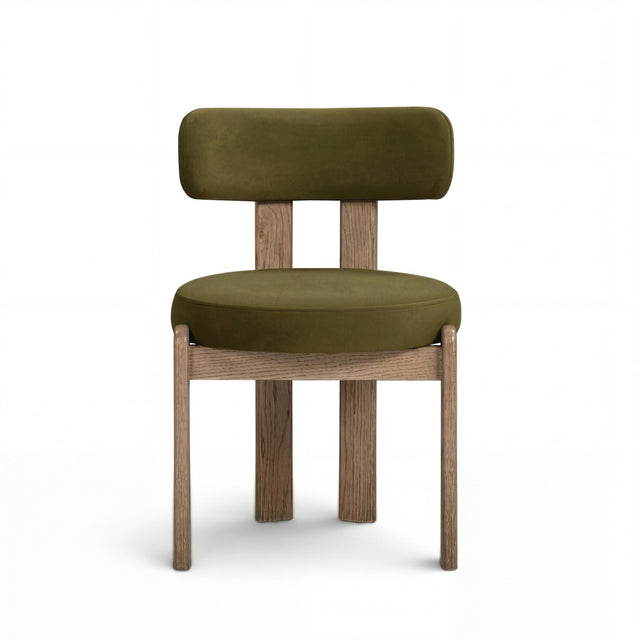 TOV Odessa Green Performance Velvet Dining Chair