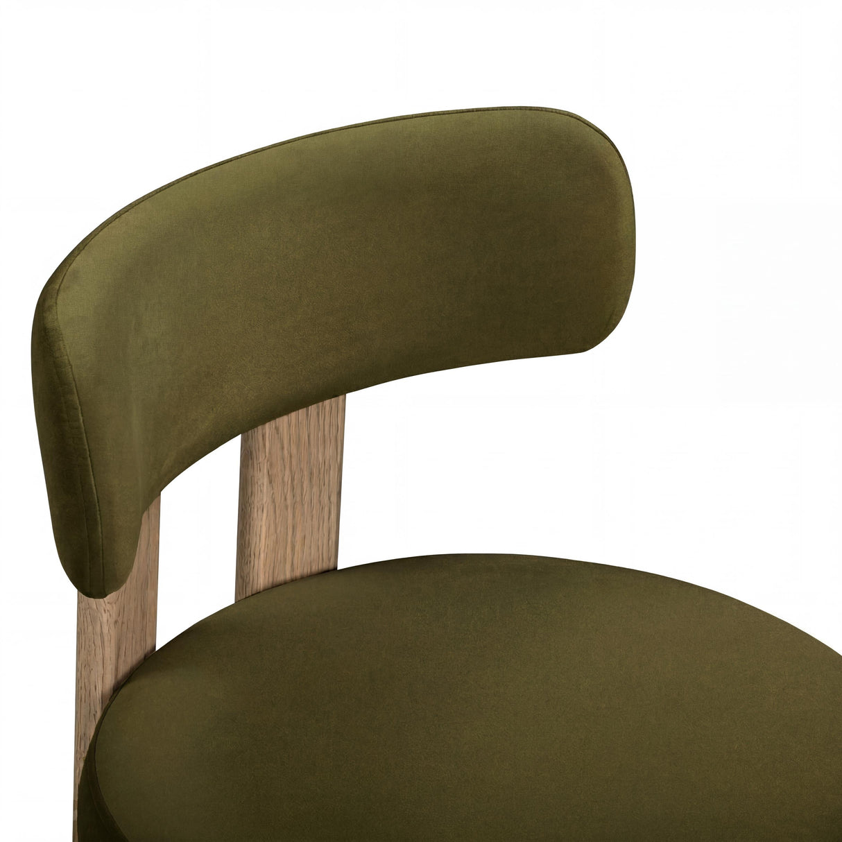 TOV Odessa Green Performance Velvet Dining Chair