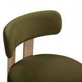 TOV Odessa Green Performance Velvet Dining Chair