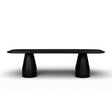 TOV Brocha Black 106" Long Ash Dining Table