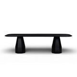 TOV Brocha Black 106" Long Ash Dining Table