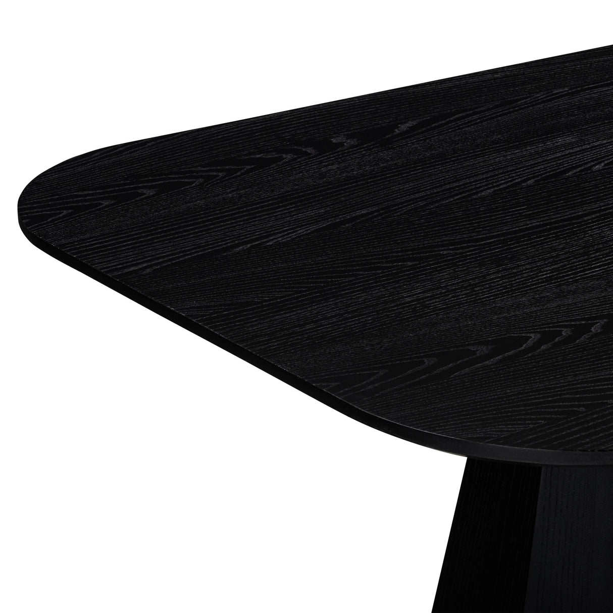 TOV Brocha Black 106" Long Ash Dining Table