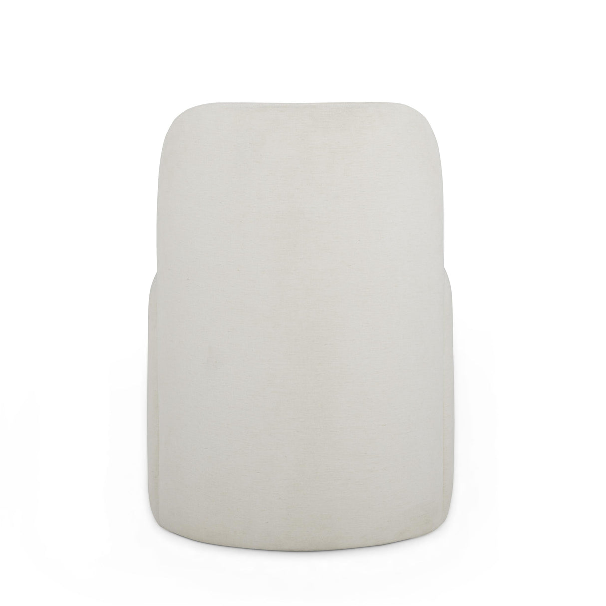 TOV Persa Round Back Cream Performance Chenille Dining Chair