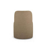 TOV Persa Round Back Light Brown Performance Chenille Dining Chair