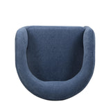 TOV Malone Denim Blue Performance Fabric Bar Stool