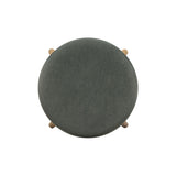 TOV Oodle Green Performance Vegan Mohair Natural Bar Stool