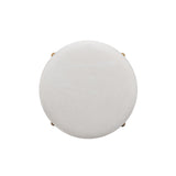 TOV Oodle Cream Performance Vegan Mohair Natural Counter Stool