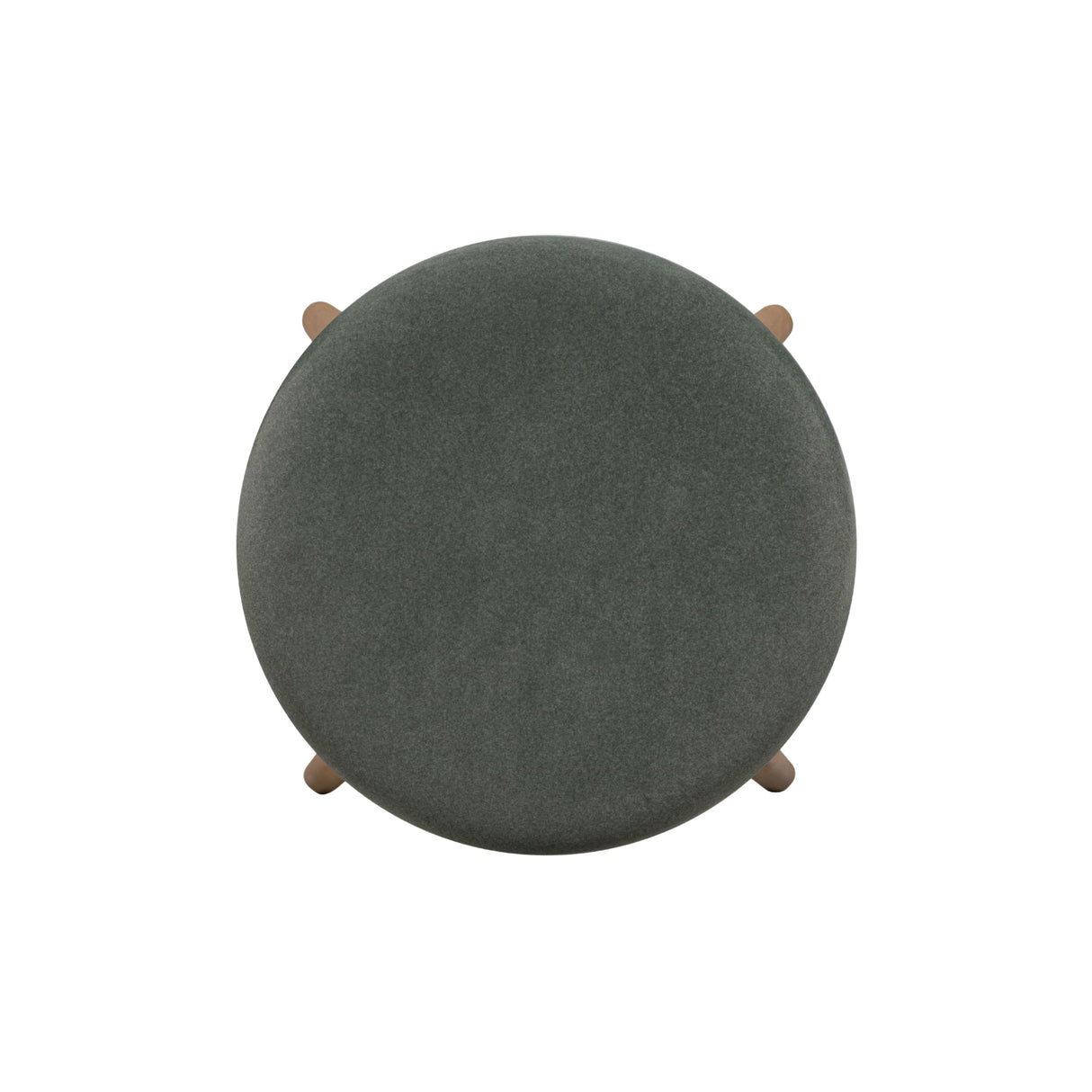 TOV Oodle Green Performance Vegan Mohair Light Walnut Counter Stool