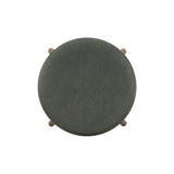 TOV Oodle Green Performance Vegan Mohair Light Walnut Counter Stool