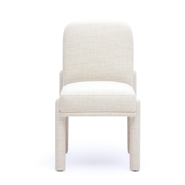 TOV Martina Cream Performance Fabric Dining Chair