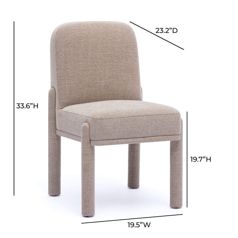 TOV Martina Tan Performance Fabric Dining Chair