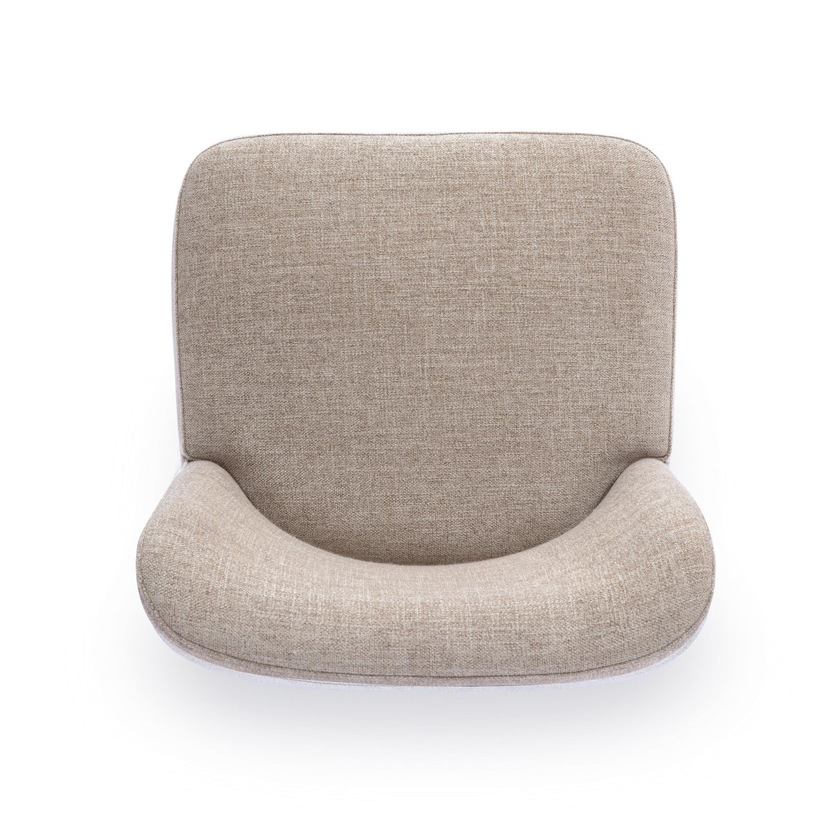 TOV Melissa Tan Performance Fabric Rolling Dining Chair