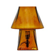 TOV Luca Amber Glass Mini Lamp