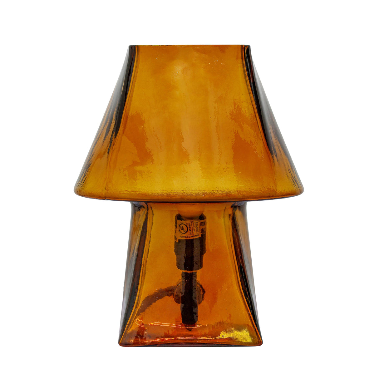 TOV Luca Amber Glass Mini Lamp