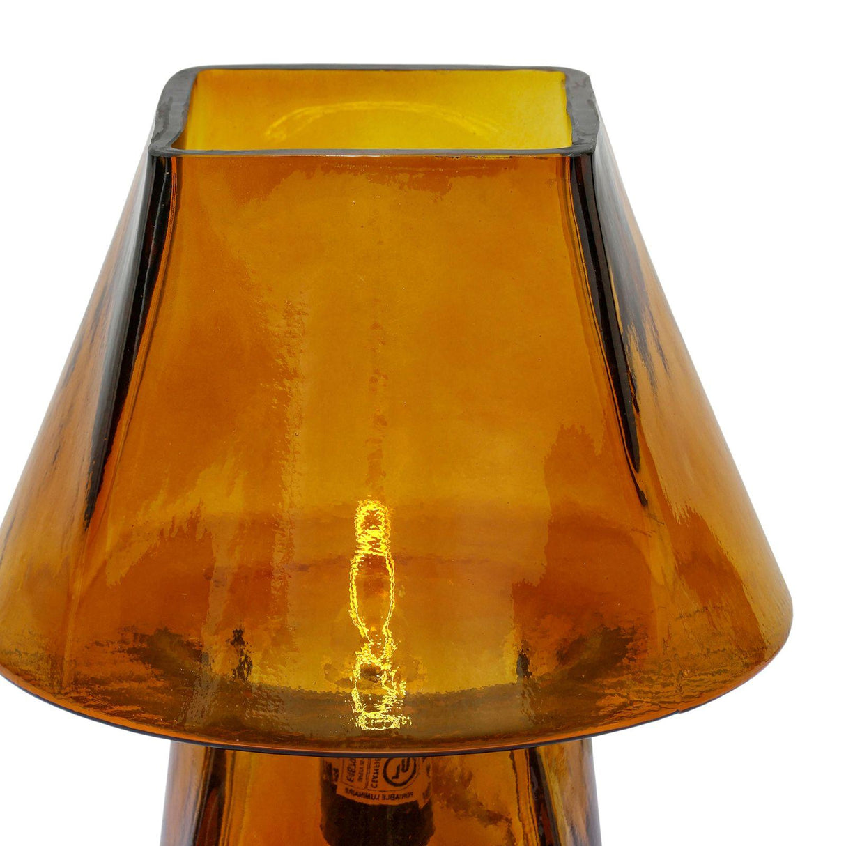 TOV Luca Amber Glass Mini Lamp