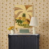 TOV Edith Curved Papier Mache Flower Pleated Table Lamp