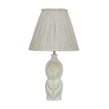 TOV Edith Curved Papier Mache Flower Pleated Table Lamp